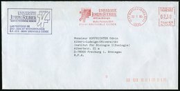 1990 (30.1.) Frankreich, Absender-Freistempel: 38 ST MARTIN D'HERES PPAL, UNIVERSITE JOSEPH FOURIER, UFR De Biologie.. ( - Other & Unclassified