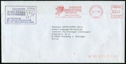 1990 (30.1.) Frankreich, Absender-Freistempel: 38 ST MARTIN D'HERES PPAL, UNIVERSITE JOSEPH FOURIER, UFR De Biologie.. ( - Andere & Zonder Classificatie