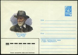 1980 UdSSR, 4 Kop. Ganzsachen-Umschlag, Blau: I. W. Mitschurin (Brustbild Mit Hut) = Biologe U. Pflanzenforscher, Ungebr - Andere & Zonder Classificatie