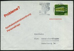 1969 (13.5.) 6 FRANKFURT AM MAIN 1, Maschinen-Werbestempel: Hundert Jahre Palmengarten.. (Palmen-Monogramm = Botanischer - Altri & Non Classificati