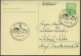 1937 (27.6.) CHEMNITZ, Sonderstempel: 3. Reichskleingärtnertag (Rathaus) Inl.-Karte (Bo.22) - Garten & Park / Garden / J - Other & Unclassified
