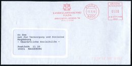 1992 (13.11.) 6400 FULDA 1, Absender-Freistempel: LANDESGARTENSCHAU FULDA, DER GARTEN HESSENS '94.. (Lilie) Kommunalbrie - Autres & Non Classés