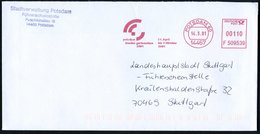2001 (14.3.) 14467 POTSDAM 60, Absender-Freistempel: Bundes Gartenschau 2001.. (Symbol) Kommunalbrief - Gartenbau-Ausste - Otros & Sin Clasificación