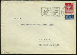 1950 (14 A) STUTTGART 9, Maschinen-Werbestempel: Deutsche Gartenschau Stuttgart 1950... (Hacke U. Blumenkorb) Bedarfsbri - Altri & Non Classificati