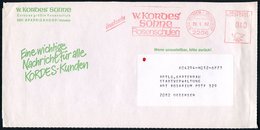 1982 (28.1.) 2206 KLEIN OFFENSETH - SPARRIESHOOP, Absender-Freistempel: W. Kordes Söhne, Rosenschulen, Reklame-Brief - R - Other & Unclassified