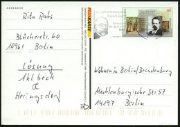 2005 Berlin, Maschinen-Werbestempel: BRIEFZENTRUM 1, 100 Jahre Nobelpreis Robert Koch, Symposium Berlin (Kopfbild Koch = - Sonstige & Ohne Zuordnung