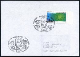 1979 (29.9.) 5400 KOBLENZ 1, Sonderstempel: 100. GEBURTSTAG MAX VON LAUE NOBELPREIS FÜR PHYSIK 1914 (Brustbild) Inl.-Bri - Other & Unclassified