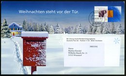 2006 B.R.D., 90 C. Postdienst-Kartenbrief "Weihnachten" Mit Wertzeicheneindruck: Nobelpreis Werner Forßmann (Medizin-Nob - Altri & Non Classificati