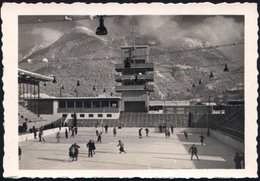 1935 (Dez.) Garmisch-Partenkirchen, Orig. S/ W.-Foto: Olympia-Eisstadion (Format 6,5 X 9 Cm) - Olympische Winterspiele 1 - Other & Unclassified