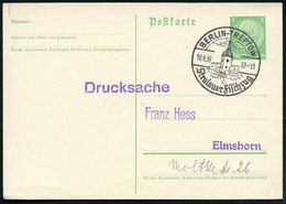 1936 (10.8.) BERLIN-TREPTIW, Sonderstempel: Stralauer Fischzug (Kirchturm Stralau) = Rahmen-Veranstaltung Der Olympiade  - Sonstige & Ohne Zuordnung