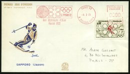 1972 (5.2.) FRANKREICH, Olymp. Winterspiele 1972, Absender-Freistempel: PARIS 49, SAPPORO'72, Jeux Olympiques D'Hiver In - Other & Unclassified