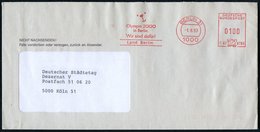 1993 (1.6.) 1000 BERLIN 31, Absender-Freistempel: Olympia 2000 In Berlin.. Land Berlin (Olympia-Bär) Kommunalbrief - Oly - Sonstige & Ohne Zuordnung