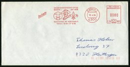 1984 (10.4.) 4300 ESSEN 1, Absender-Freistempel: DIÖZESANVERBAND DPSG.. (Baden-Powell Mit Hut Etc.) Inl.-Brief - Pfadfin - Sonstige & Ohne Zuordnung