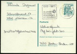 1979 (4.9.) 406 VIERSEN 1, Maschinen-Werbestempel: 1949 - 1979, 30 JAHRE GEORGS-PFADFINDER ST. REMIGIUS (Logo) Bedarfska - Andere & Zonder Classificatie