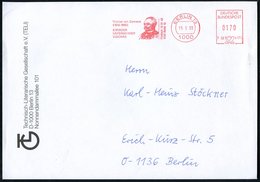 1993 (15.1.) 1000 BERLIN 13, Absender-Freistempel: Werne Von Siemens (1816 - 1892) ERFINDER, UNTERNEHMER, VISONÄR.. (Bru - Sonstige & Ohne Zuordnung