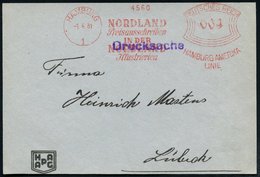 1931 (1.4.) HAMBURG 1, Absender-Freistempel: NORDLAND Preisausschreiben IN DER NORDLAND Jllustrierten, HAMBURG-AMERIKA L - Otros & Sin Clasificación