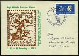 1983 (22.11.) 2400 WISMAR 1, Sonderstempel: Kapitän Wilhelm Bade 1845 - 1903 (= Bade Als Jäger, 80. Todestag) Motiv-ähnl - Otros & Sin Clasificación