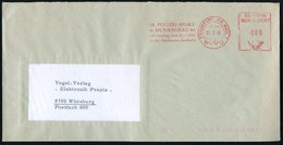 1986 (27.2.) 6000 FRANKFURT AM MAIN 1, Absender-Freistempel: 14. POLIZEI-SPORT- U. MUSIKFEST.. Frankfurter Festhalle, Rs - Other & Unclassified