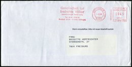 1990 (Juni) 3400 GÖTTINGEN 1, Absender-Freistempel: Gesellschaft Für Bedrohte Völker.. E.V., Fernbrief - Justiz & Gesetz - Altri & Non Classificati