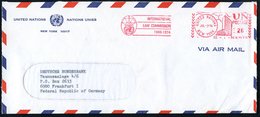 1974 UNO, Jubiläums-Absender-Freistempel: UNITED NATIONS, NEW YORK: INTERNATIONAL LAW COMMISSION 1949-1974 (Waage, UNO-L - Sonstige & Ohne Zuordnung