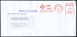 1979 6 FRANKFURT AM MAIN 18, Absender-Freistempel: Helft Helfen! DEUTSCHES ROTES KREUZ, Zentrale Mitgliederbetreuung (Kr - Otros & Sin Clasificación