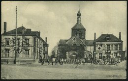 1918 (21.3.) DEUTSCHES REICH, 1K-Brücke: DEUTSCHE FELDPOST = Tarnstempel + Oval-Nebenstempel: Kgl. Sächs. Maschinengeweh - Sonstige & Ohne Zuordnung