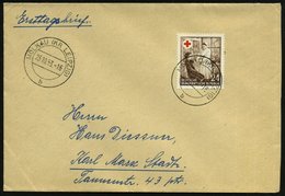 1953 (23.10.) D.D.R., 24 Pf. "1 Jahr Rotes Kreuz Der DDR", EF = Rotkreuzschwester, Klar Gest. (MÖLKAU) Bedarfs-FDC (Mi.3 - Otros & Sin Clasificación