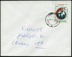 1989 Pakistan, 3 Rs. "125 Jahre Rotes Kreuz, Roter Halbmond", EF Auf Inl.-Brief (Mi.718 EF) - Rotes Kreuz / Red Cross /  - Sonstige & Ohne Zuordnung