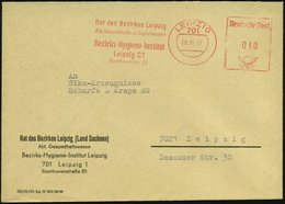 1967 (29.11.) 701 LEIPZIG, Absender-Freistempel: Rat Des Bezirkes Leipzig, Abt. Gesundheit.., Bezirks-Hygiene-Institut A - Otros & Sin Clasificación