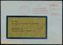 1943 (16.7.) MÜNCHEN 12, Absender-Freistempel: Reichsverband Deutscher Dentisten.. , Fernbrief - Medizin & Gesundheit /  - Autres & Non Classés