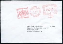 1973 UNO GENF, Jubil.-Absender-Freistempel: 1211 GENEVE 27, ORGANISATION MONDIALE DE LA SANTE, 25 Jahre 1948 - 1973 (Log - Andere & Zonder Classificatie