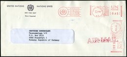 1988 UNO NEW YORK, Jubil.-Absender-Freistempel: UNITED NATIONS, N.Y., 40 (Years) HEALTH FOR ALL, ALL FOR HEALTH, Übersee - Otros & Sin Clasificación