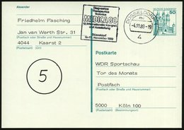 1980 (4.11.) 4 DÜSSELDORF 1, Maschinen-Werbestempel: Diagnostica, Therapeutica, Technica, MEDICA 80.. , Bedarfskarte (Bo - Andere & Zonder Classificatie
