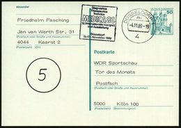 1980 (4.11.) 4 DÜSSELDORF 1, Maschinen-Werbestempel: Diagnostica, Therapeutica, Technica, MEDICA 80.. , Bedarfskarte (Bo - Otros & Sin Clasificación