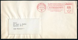 1964 (Nov.) 2 HAMBURG-WELLINGSBÜTTEL, Absender-Freistempel: ELEKTRONISCHE ANALYSEGERÄTE EPPENDORF.., Firmenbrief - Mediz - Otros & Sin Clasificación