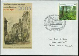 2005 (9.4.) 56068 KOBLENZ AM RHEIN, Sonderstempel: ..J. A. Eisenbarth Wirkte In Koblenz.. (Brustbild Dr. Eisenbarth) Auf - Sonstige & Ohne Zuordnung