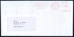 1989 (13.3.) 4000 DÜSSELDORF 25, Absender-Freistempel: GESELLSCHAFT ZUR FÖDERUNG DER ERFORSCHUNG DER ZUCKERKRANKHEIT.. , - Otros & Sin Clasificación