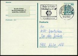 1980 6230 Frankfurt Am Main 80, Maschinen-Werbestempel: Polio Ist Bitter, Schluckimpfung Ist Süß.., Bedarfskarte (Bo.S 1 - Autres & Non Classés