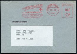 1975 (20.3.) 44 MÜNSTER (WESTF.) 2, Absender-Freistempel: Auch DEINE BLUTSPENDE Könnte Ein Leben Retten, BLUTSPENDEDIENS - Altri & Non Classificati