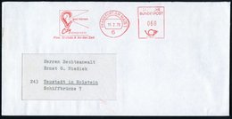 1979 (16.2.) 6 FRANKFURT AM MAIN 1, Absender-Freistempel: Gut Hören, City HÖRGERÄTE.. (Ohr) Fernbrief - Blindheit, Auge  - Otros & Sin Clasificación