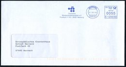 2004 (21.9.) 35037 MARBURG, Blauer Absender-Freistempel: Deutsche Blindenstudienanstalt E.V. (Logo) Rs. Abs.-Stempel: CA - Autres & Non Classés