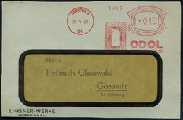 1932 (22.4.) DRESDEN A 24, Absender-Freistempel: ODOL (= Fa. K. A. Lingner, Erfinder Des Mundwassers War Richard Seifert - Autres & Non Classés