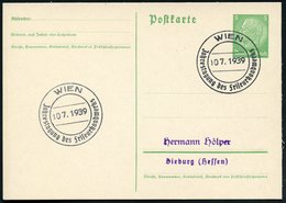 1939 (Juli) WIEN, Sonderstempel: Jahrestagung Des Friseuhandwerks, Inl.-Karte (Bo.42) - Friseur, Haar & Kosmetik / Haird - Sonstige & Ohne Zuordnung