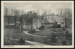 1935 (26.6.) BAD GODESBERG, 2K-Steg Auf S/ W.-Foto-Ak.: Minealbrunnen U. Bäder, Bedarf (Kunstverlag D. F. Voigt, Bad God - Autres & Non Classés