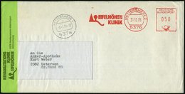 1976 (31.12.) 5376 Nettersheim 2, Absender-Freistempel: EIFELHÖHENKLINIK (Logo) Motivgleicher Firmenbrief: REHABILITATIO - Sonstige & Ohne Zuordnung