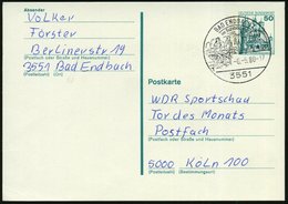 1980 (6.5.) 3551 BAD ENDBACH 2, Hand-Werbestempel: ..Heilt Mit Kneipp (Darstellung Der Kneippkur, Wassertreten) Bedarfsk - Other & Unclassified