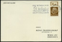 1933 (1.12.) BAD WÖRISHOFEN, Maschinen-Werbestemepl: SEBASTIAN KNEIPP, HERZ U. NERVEN (Brustbild S. Kneipp, Ortsbild) In - Other & Unclassified