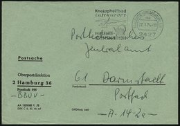 1974 (22.1.) 2427 MALENTE-GREMSMÜHLEN, Maschinen-Werbestempel: Kneippheilbad.. (Kneippkanne Vor See) Markenloser Postdie - Andere & Zonder Classificatie