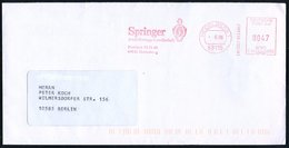 1998 (Juni) 69115 HEIDELBERG 1, Absender-Freistempel: Springer, Auslieferungs-Gesellschaft.. = Springer (auf Firmen-Mono - Other & Unclassified