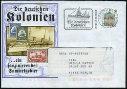 1996 (26.2.) 73545 LORCH WÜRTT, Freimarkenstempel 301 (= Vorausentwertung): Die Deutschen Kolonien.. = Kaiseryacht "Hohe - Andere & Zonder Classificatie